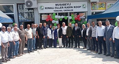 Kınalı Eller Kadın Kooperatifi Kilis'te açıldı