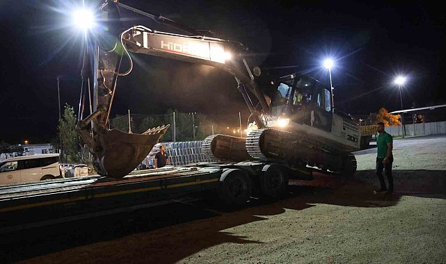 Kırıkkale Belediyesi, orman yangınına müdahale için ekip sevk etti