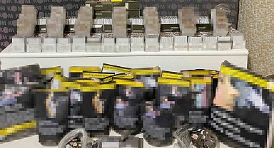 Kırıkkale'de "kaçak tütün" operasyonu: Binlerce makaron ele geçirildi