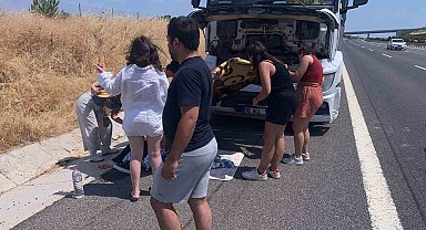 Kırkağaç'ta feci kaza: 1'i ağır 4 yaralı