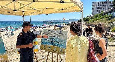 Kırklareli'nde Sahil Güvenlikten 'rip akıntısı' uyarısı