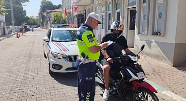 Kırklareli'nde trafik denetimi: 221 sürücüye ceza