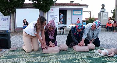 Kırsal mahallelerdeki kadınlara temel ilkyardım eğitimi