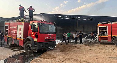 Kırşehir'de Petlas fabrikasında yangın