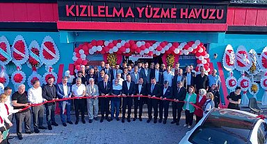 Kızılelma yüzme havuzu hizmete açıldı