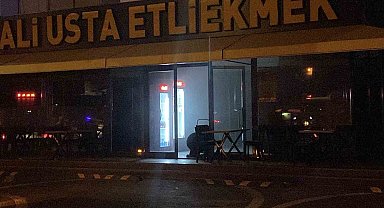 Klima motorunun patlaması sonucu lokantada yangın çıktı