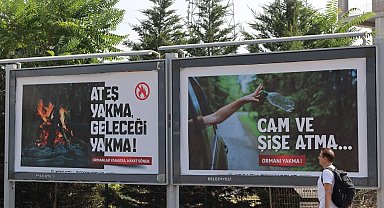 Kocaeli'de orman yangınlarına karşı farkındalığı artırıyor