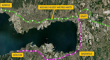 Kocaeli'de yeni raylı sistem hattı projelendiriliyor