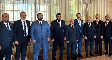 Konukoğlu ve Yıldırım, Suriye ekonomik iş birliği görüşmelerine katıldı