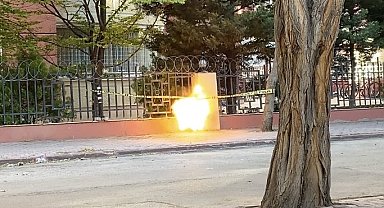 Konya'da sokakta unutulan çanta paniğe neden oldu, fünye ile patlatıldı