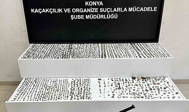 Konya'da tarihi eser operasyonu