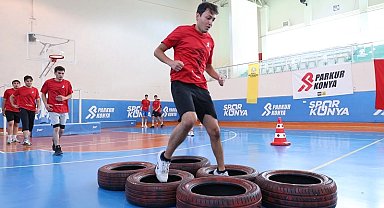 Konya'da 'Parkur' gençleri hayallerine kavuşturuyor