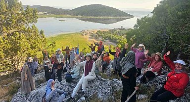 Konyalı kadınlar bu sefer günde değil, Beyşehir'deki kampta buluştu