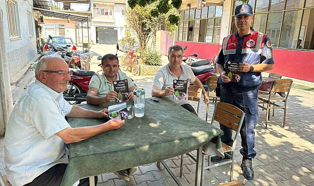 Köşk'te vatandaşlar yangınlara karşı uyarıldı