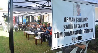Köyceğiz'de orman şehidi Akdemir için lokma hayrı yapıldı