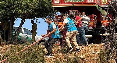 Kozan'daki orman yangınına müdahale sürüyor
