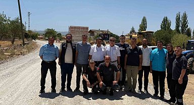 Kütahya İl Özel İdaresi'nden yol çalışması