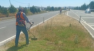 Kütahya-Tavşanlı karayolundaki 24 saatlik yol bakımı sürücülerden tam not aldı