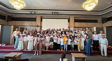 Kütahya'da 'Örgün Eğitimle Birlikte Hafızlık Projesi' öğrencileri ödüllendirildi