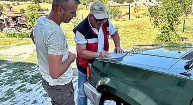 Kütahya'da çiftçilere 2025 yılı ÇKS askı icmalleri dağıtıldı