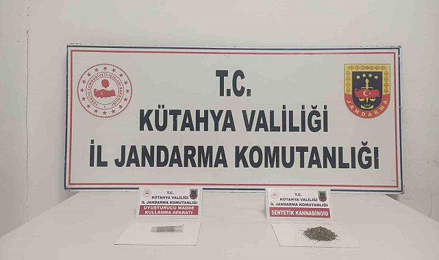 Kütahya'da jandarmadan uyuşturucu operasyonu