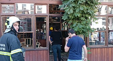 Kütahya'da kafede tüp patlaması: 1 yaralı