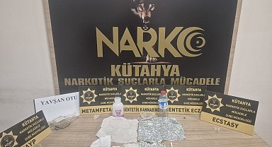 Kütahya'da uyuşturucu taciri Narkotim ekiplerince yakalandı