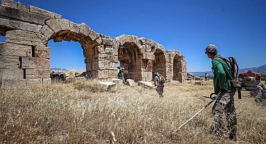 Laodikya'da Antik Kentinde yangın önlemi