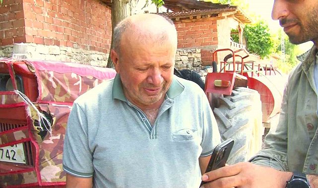 Lastiği patlak traktörüyle yangına su taşıyan çiftçi İHA'ya konuştu: