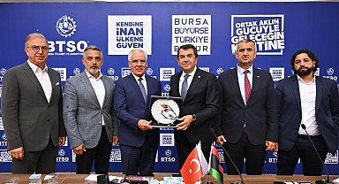 Libya'dan Bursa'ya yeniden yapılanma sürecinde iş birliği daveti
