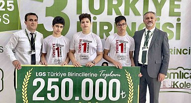 Malatya Çamlıca Koleji Türkiye birincilikleriyle gururlandırdı