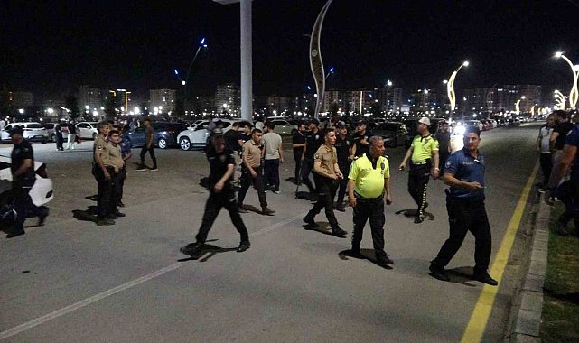 Malatya'da asker konvoyu ortalığı karıştırdı