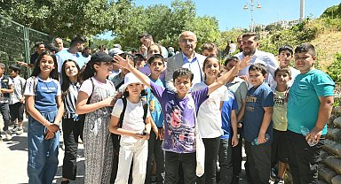 Malatya'da öğrencilerin "Yaz Seninle Güzel" programı keyfi