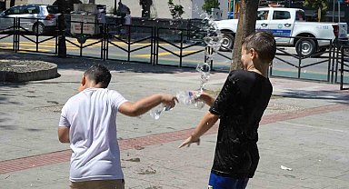 Manisa kavurucu sıcaklara teslim oldu