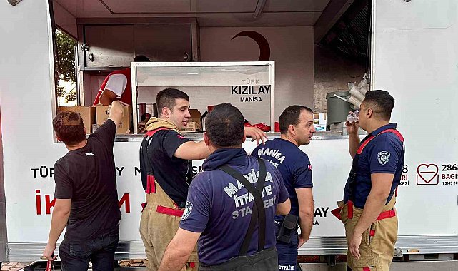 Manisa Türk Kızılay'dan orman yangınına destek