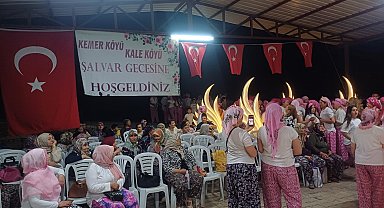 Manisa'nın tarihi mahallesi şalvar gecesiyle şenlendi