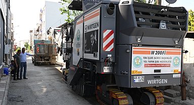 Manisa'da asfalt çalışmaları başlandı