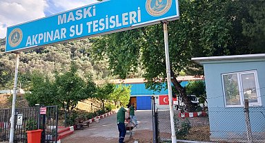 Manisa'da su depolarının çevresinde yangın riskine karşı temizlik