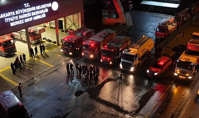 Manisa'daki orman yangınına Sakarya'dan destek