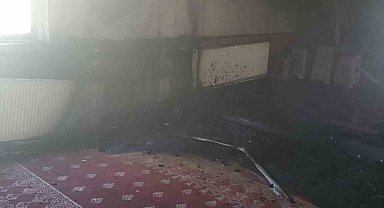 Manyas'ta cami yangını ekipler tarafından söndürüldü