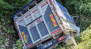 Manyas'ta trafik kazası: 1 yaralı