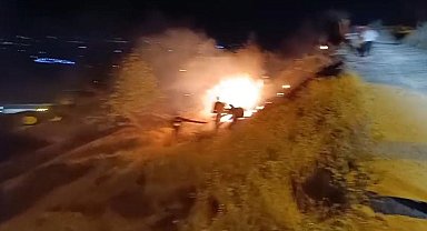 Mardin'de örtü yangını söndürüldü
