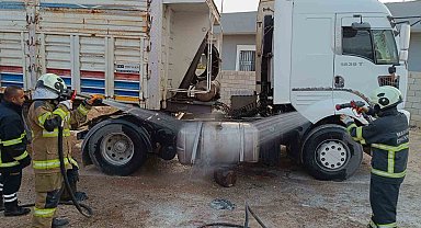 Mardin'de tırın yakıt deposunda patlama: 7 yaralı