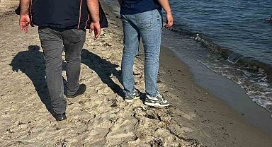 Marmaraereğlisi'nde sahile atık su denetimi yapıldı