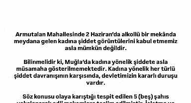Marmaris Kaymakamlığı'ndan kadına şiddet olayına sert tepki