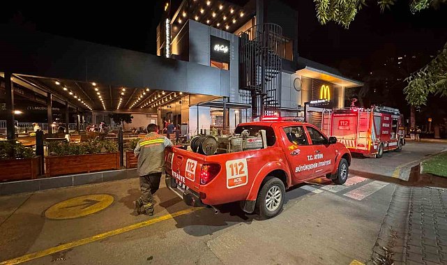 Mc Donald's'da yangın paniği
