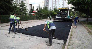 Melikgazi'den İldem'in ulaşımını rahatlatacak asfalt çalışması