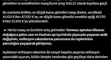 Memur-Sen Genel Başkanı Yalçın'dan "refah payı ve iyileştirme" talebi