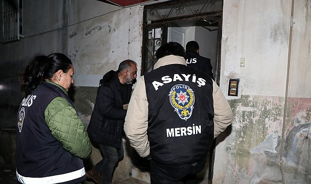 Mersin'de huzur ve güvenlik için gece gündüz mücadele