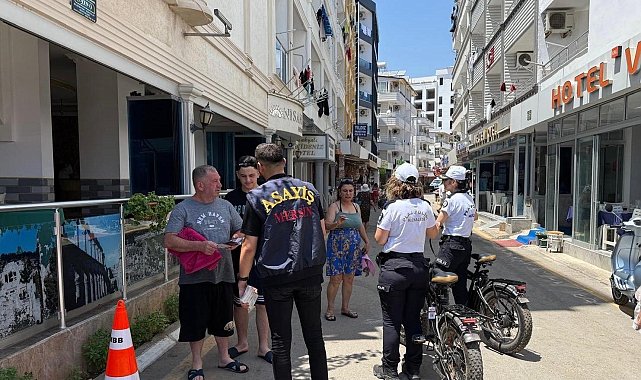 Mersin'de turizm bölgelerinde asayiş denetimi